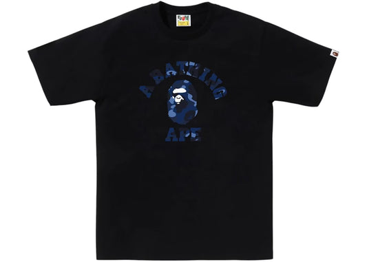 Camiseta A Bathing Ape Bape College Black/Navy