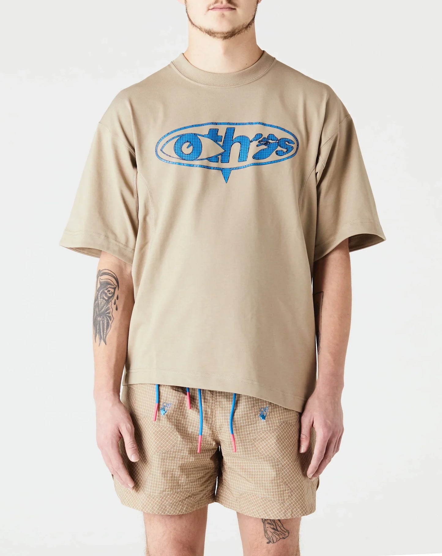 Off-White x Nike Camiseta Grafiti Khaki