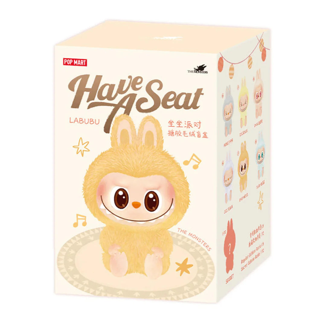 Boneco Pop Mart Labubu The Monsters "Have A Seat Vinyl" Blind Box