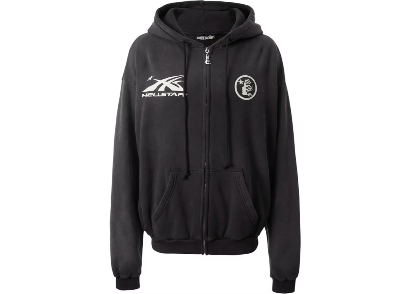 Jaqueta Hellstar HS Logo Zip-Up Black