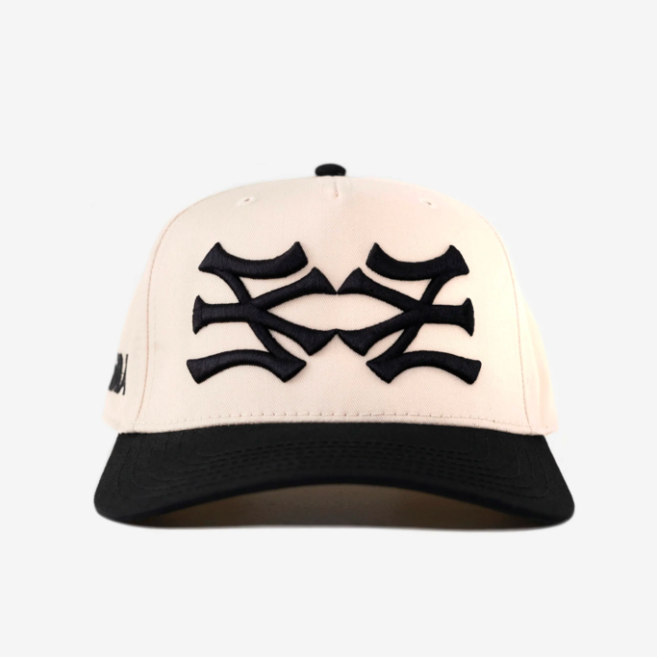 Boné oMA Studios NY NY HAT CURVED BRIM (CRM/BLK)