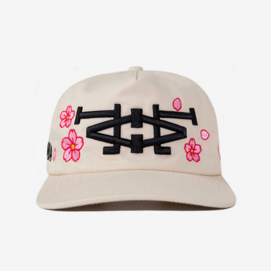 Boné oMA Studios LA LA CHERRY BLOSSOM HAT (CREAM)