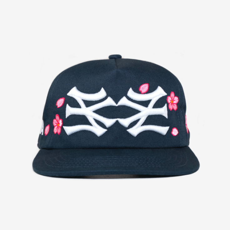 Boné oMA Studios NY NY CHERRY BLOSSOM HAT (BLUE)