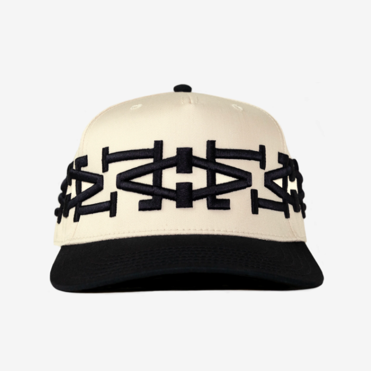 Boné oMA Studios LA LA CROWN HAT (CRM/BLK)