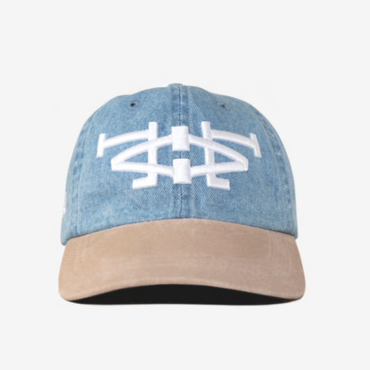 Boné oMA Studios LA LA DENIM/SUEDE HAT (BLUE)
