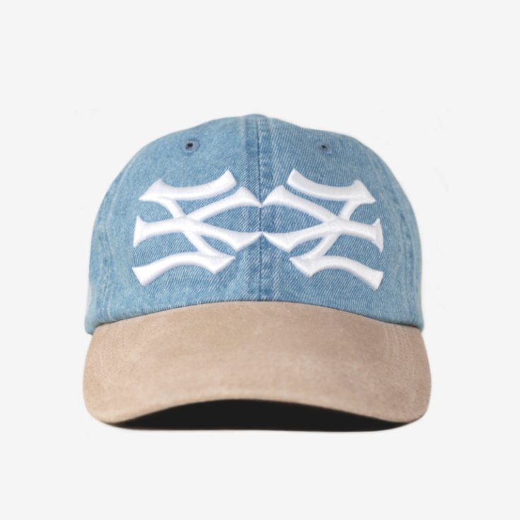 Boné oMA Studios NY NY DENIM/SUEDE HAT (BLUE)