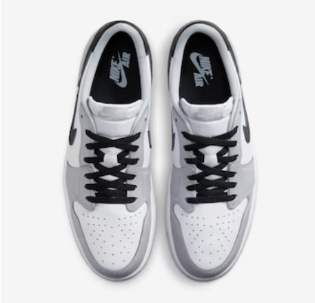 Air Jordan 1 Low OG Barons Wolf Grey and White