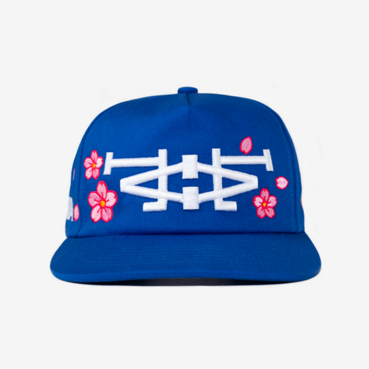 Boné oMA Studios LA LA CHERRY BLOSSOM HAT (BLUE)