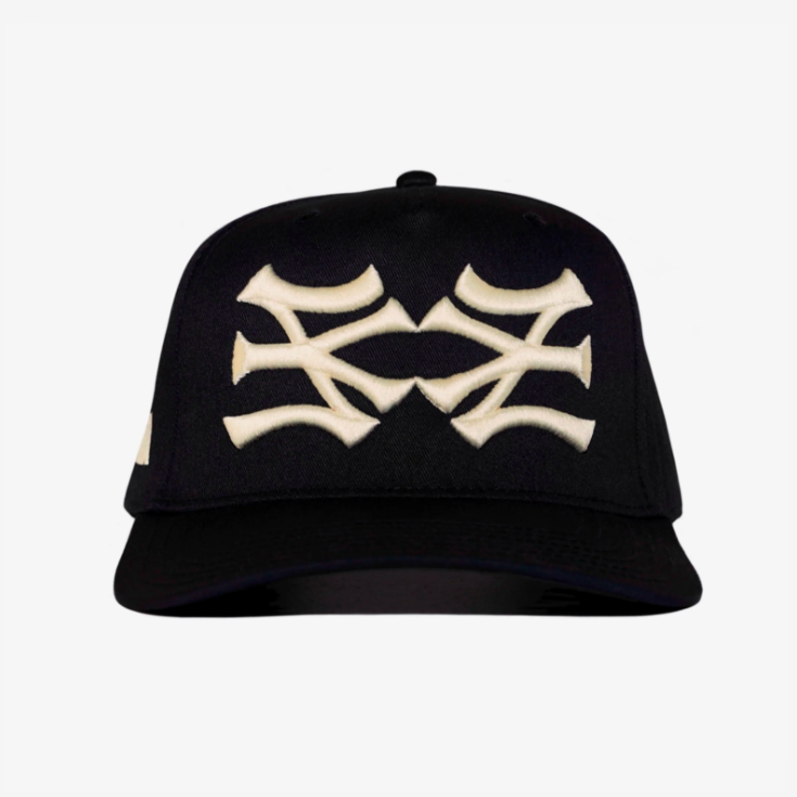 Boné oMA Studios NY NY HAT CURVED BRIM (BLK/CRM)