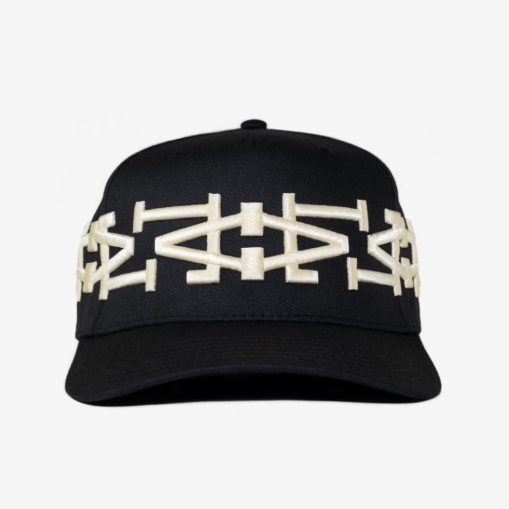 Boné oMA Studios LA LA CROWN HAT (BLK/CRM)