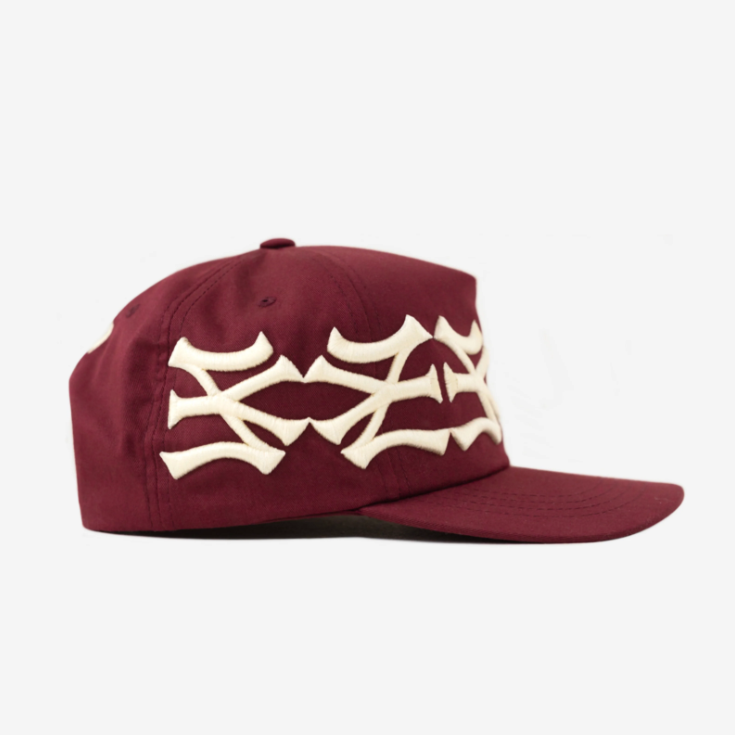 Boné oMA Studios NY NY CROWN HAT (BURGUNDY)