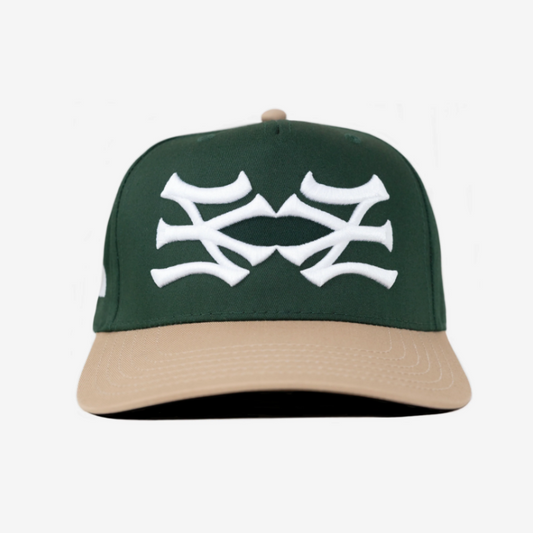 Boné oMA Studios NY NY HAT CURVED BRIM (GRN/TAN)