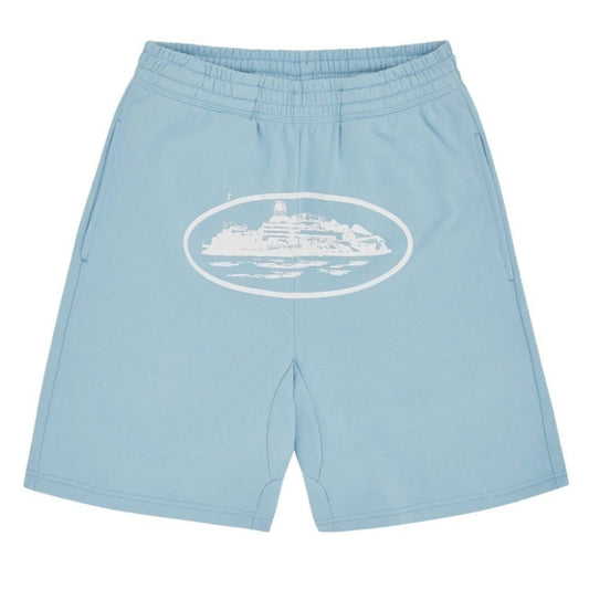 Shorts Corteiz Alcatraz Baby Blue